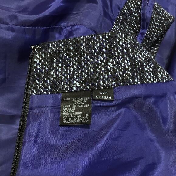 Tahari ASL Tweed Mini Skirt Women 16P - Picture 14 of 14